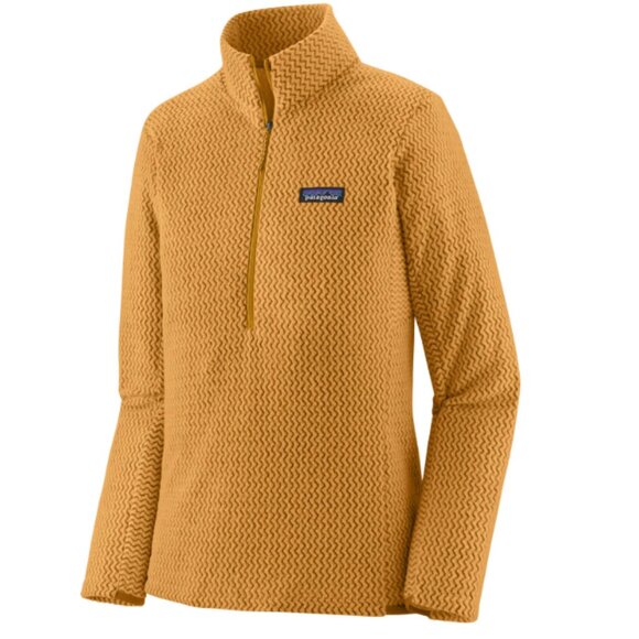Patagonia R1 Air Zip Neck Top - Women's XS, Pufferfish Gold - Picture 1 of 4